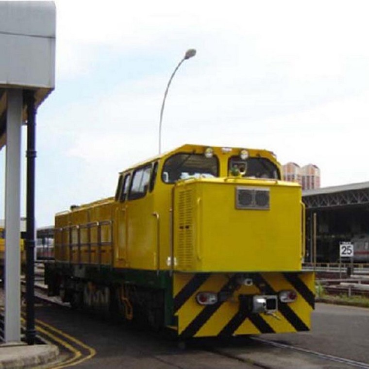 Inspection Of Narrow Gauge Locomotive In Operation