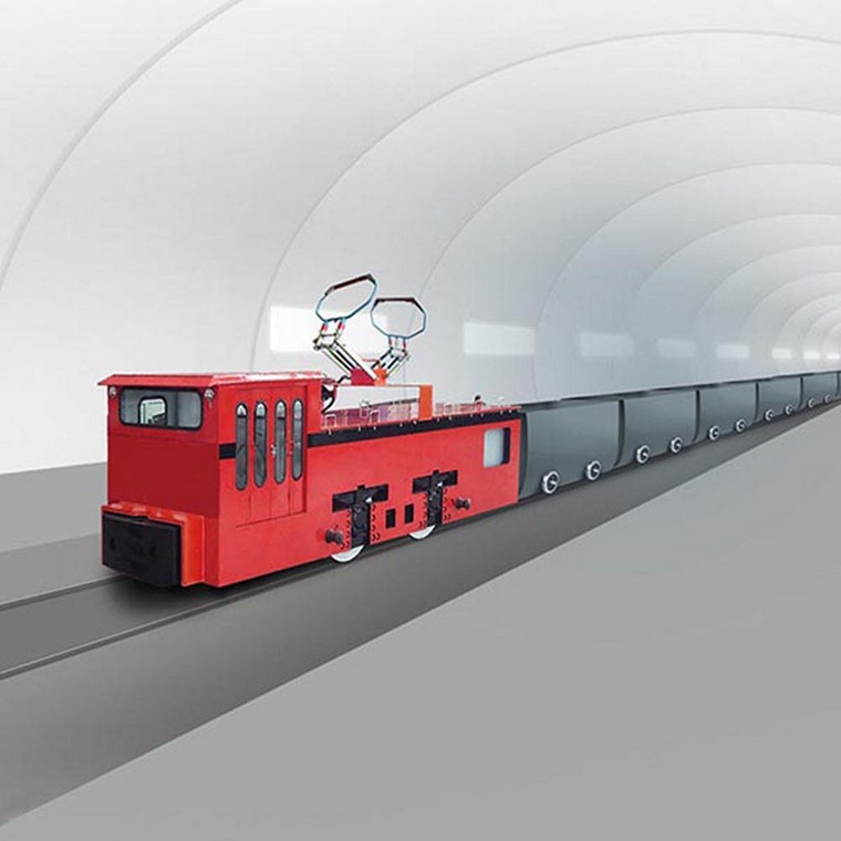 Development of Mine Storage Battery Wired Compound Electric Locomotive